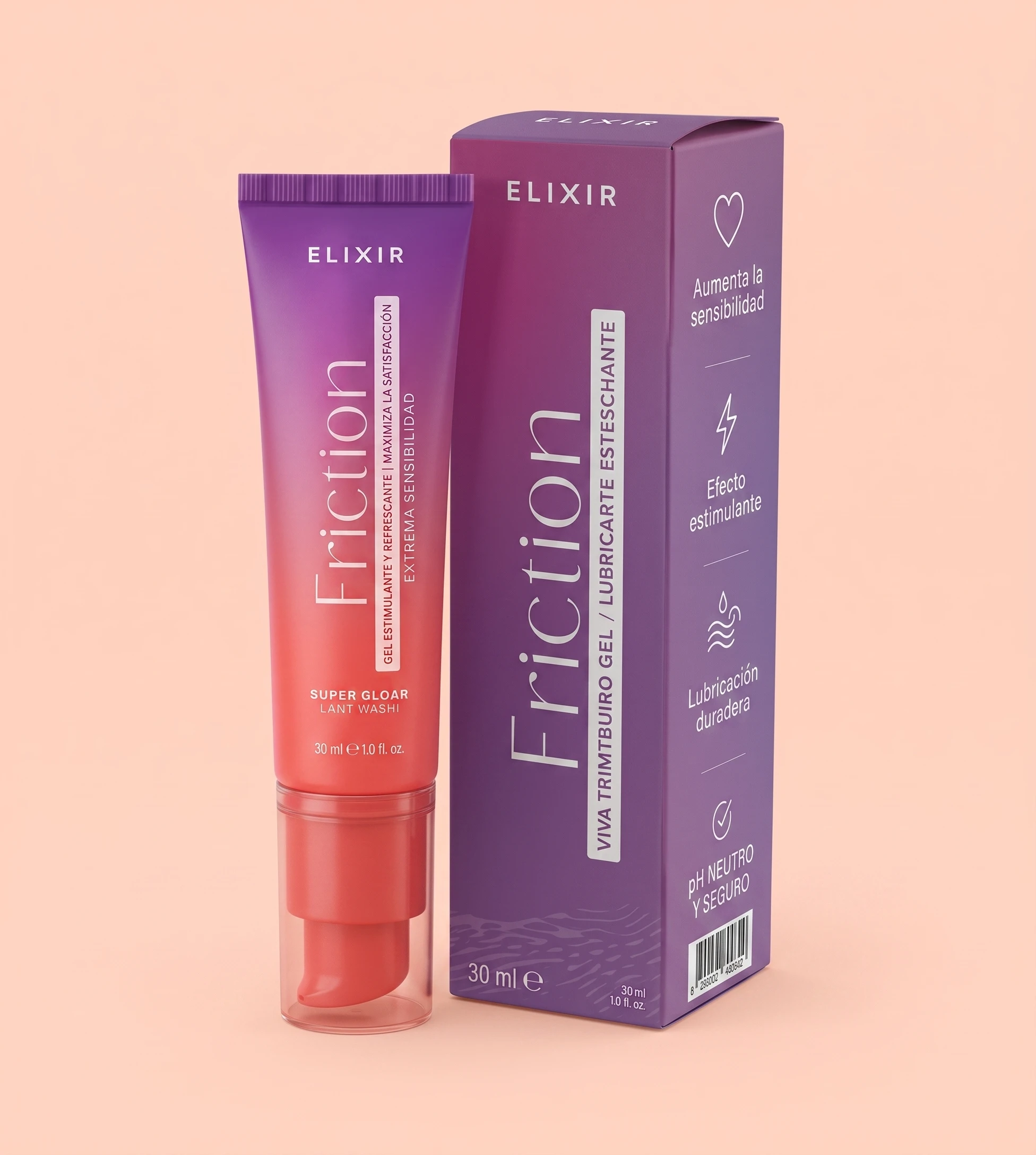 Lubricante intimo friction x30ml elixir