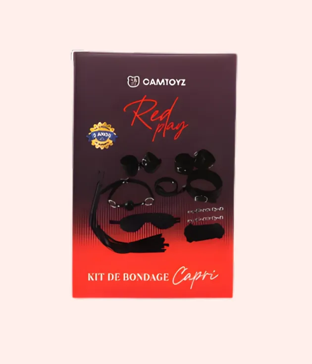 Kit Bondage Capri Negro Camtoyz